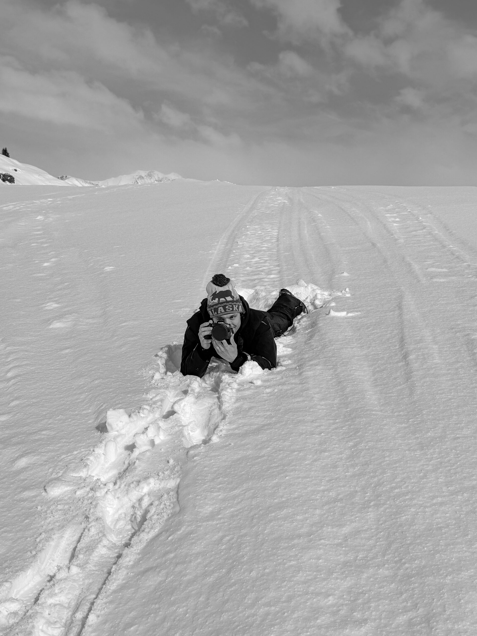 Dynamiczne ujęcie w górach